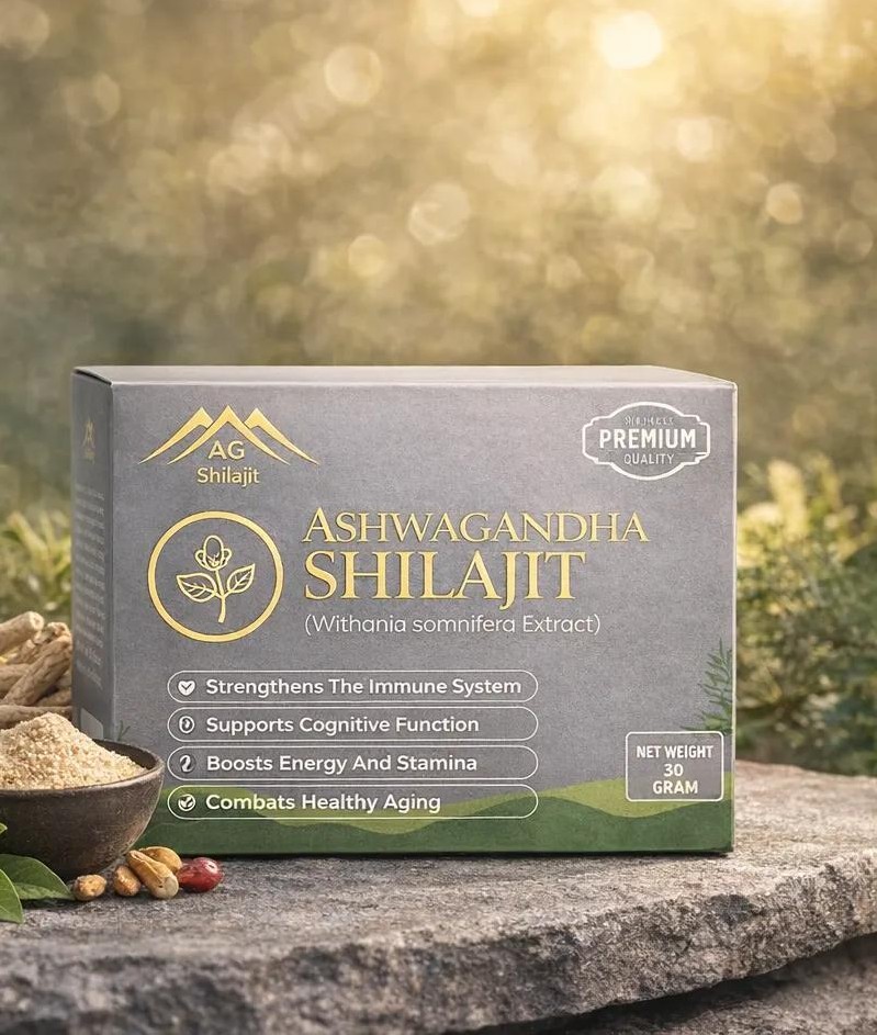 Ashwagandha Shilajit box, 30g