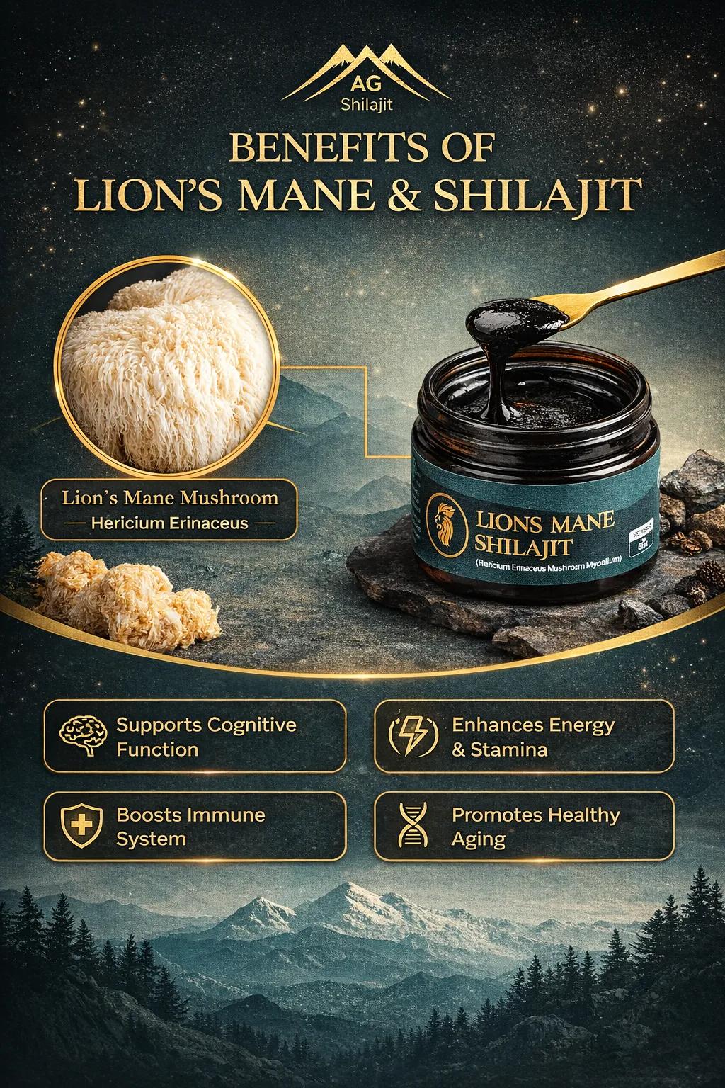 Lions Mane Shilajit — Coming Soon